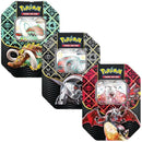 Paldean Fates Tin - (Charizard EX / Great Tusk EX / Iron Treads EX)