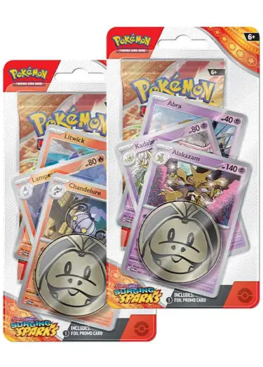 Pokemon Scarlet & Violet: Surging Sparks - Premium Checklane Blister (Alakazam / Chandelure)