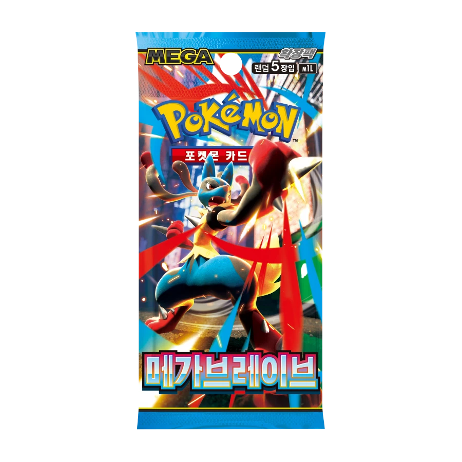 Pokémon TCG: Korean Mega Brave Booster (m1L) - Single Booster