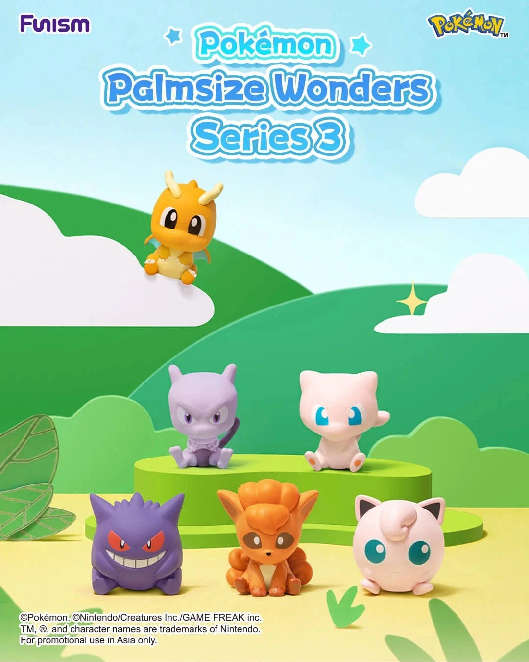 Pokemon TCG: Chinese Funism Palmsize Wonders Vol 3 - Single Blind Box
