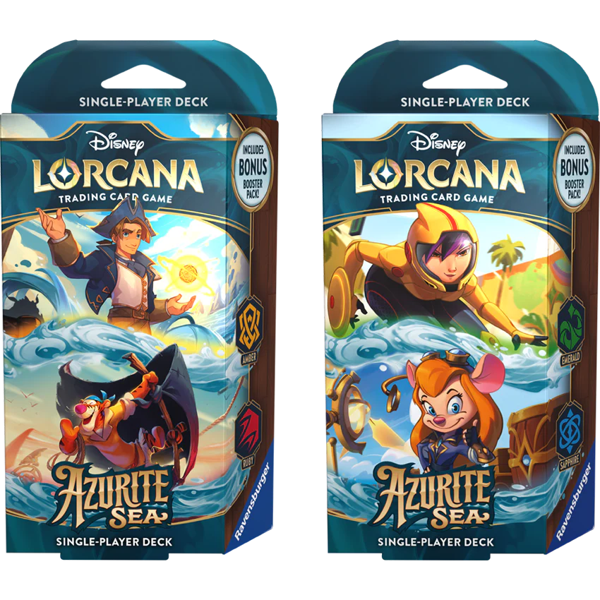 Disney Lorcana: Azurite Sea (Chapter 6) - Starter Decks (Tigger / Gadget)
