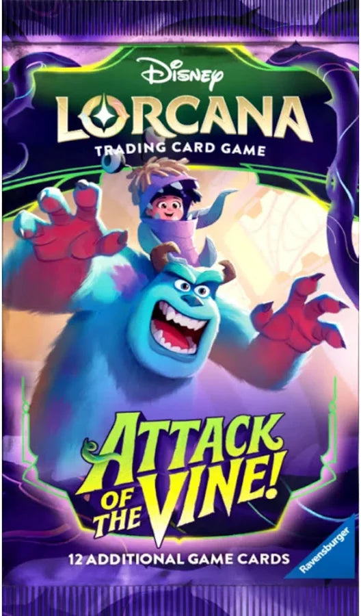 Disney Lorcana: Attack of the Vine - Booster Pack (12 Cards)