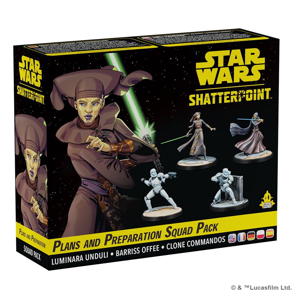 Star Wars Shatterpoint: Plans and Preparation (General Luminara Unduli Squad Pack)