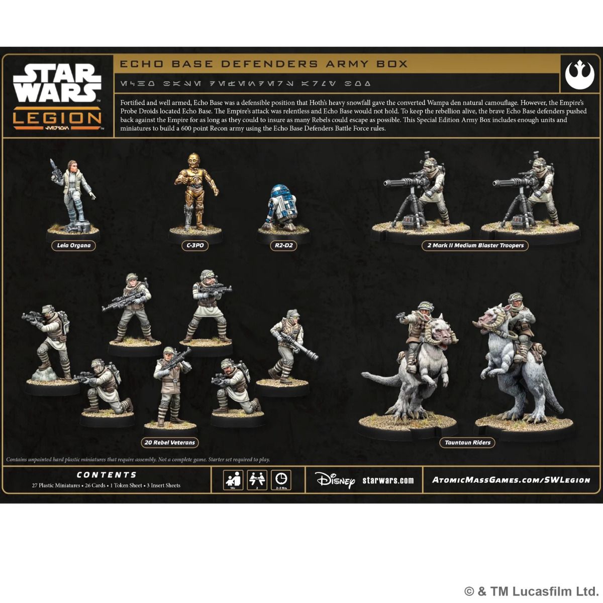 Star Wars Legion: Echo Base Defenders Special Edition Army Box