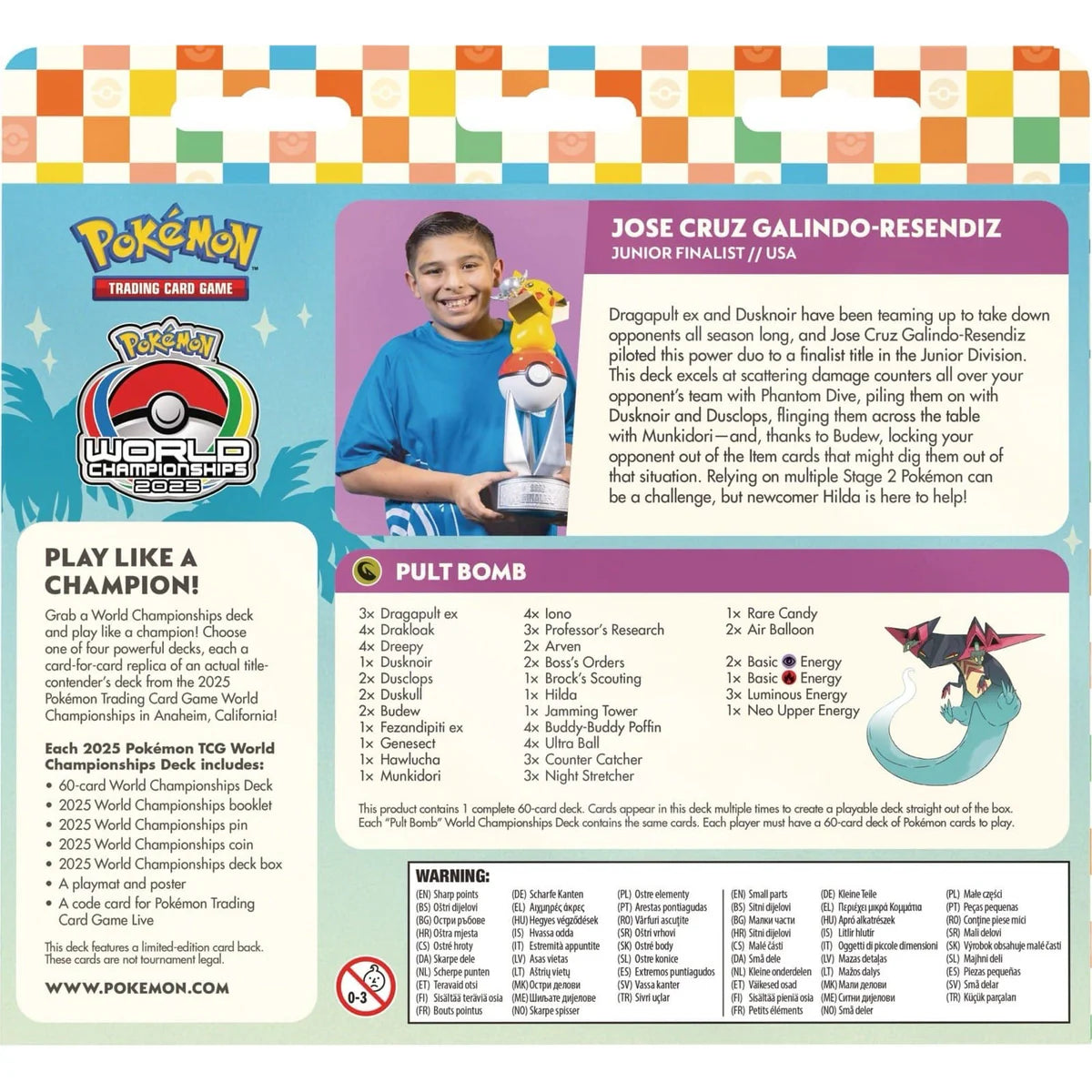 Pokemon TCG: 2025 World Championships Decks