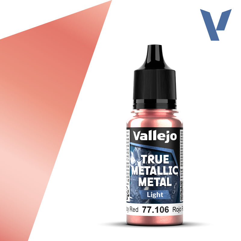True Metallic Metal - Light: Ruby Red
