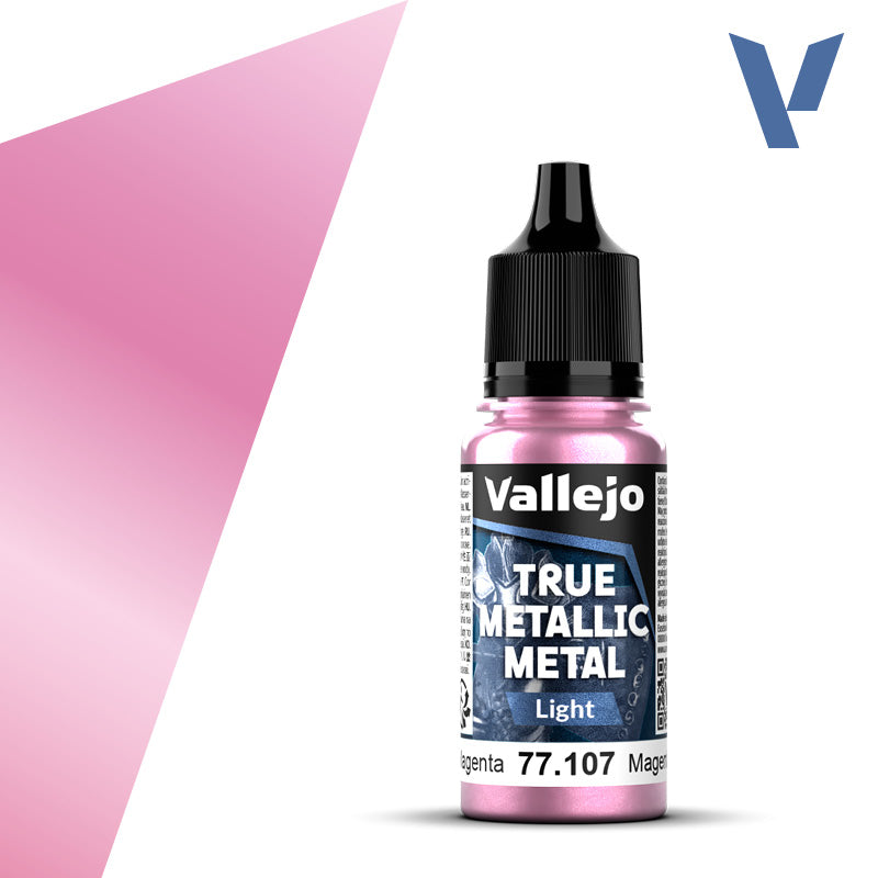 True Metallic Metal - Light: Crimson Magenta