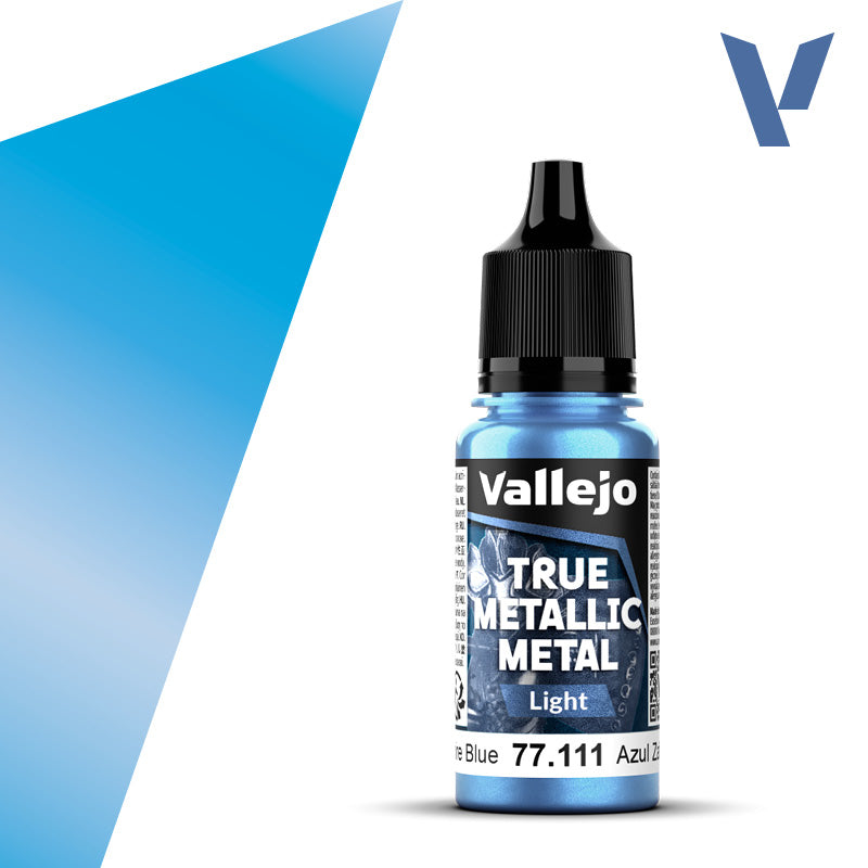 True Metallic Metal - Light: Sapphire Blue