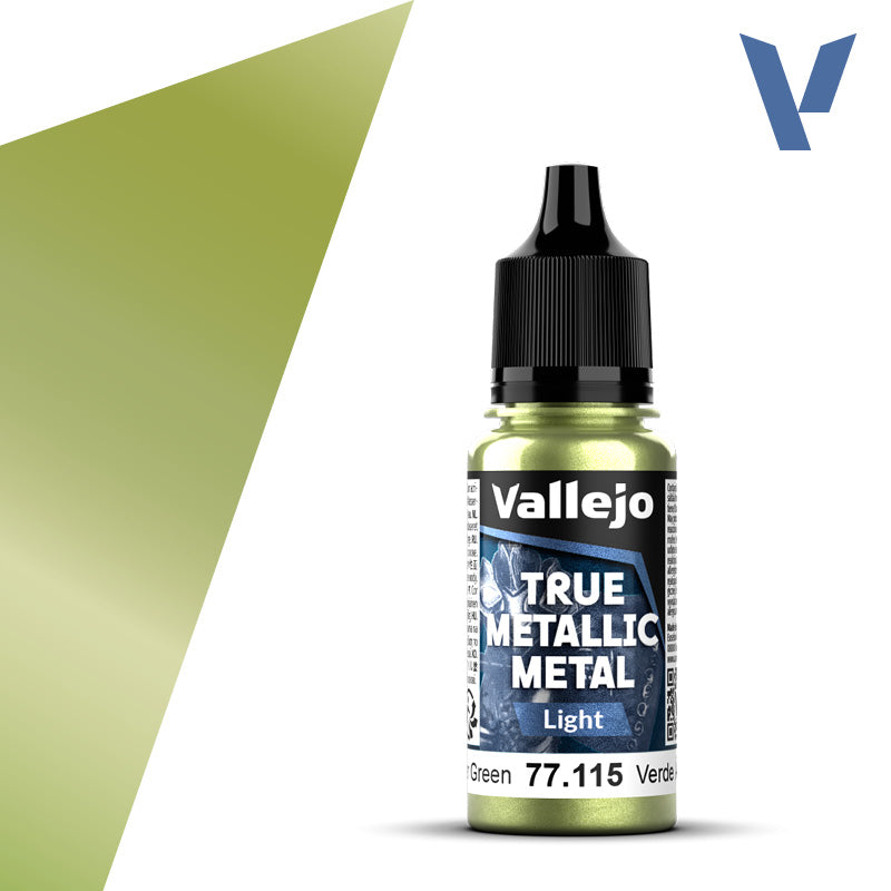 True Metallic Metal - Light: Amber Green