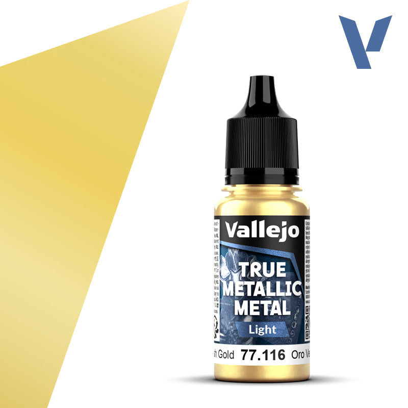 True Metallic Metal - Light: Greenish Gold
