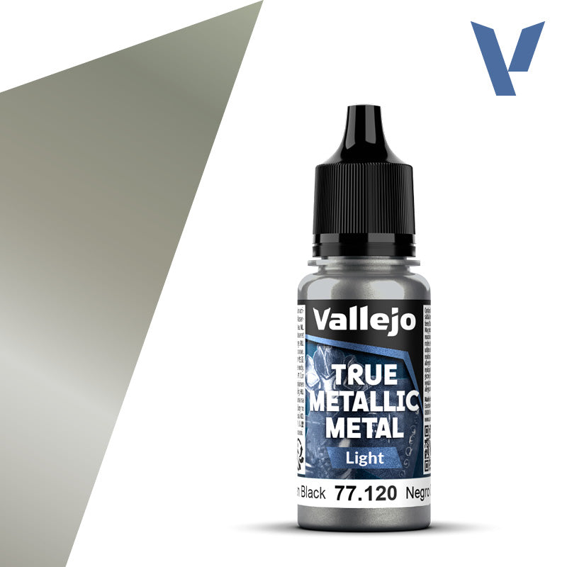 True Metallic Metal - Light: Obsidian Black