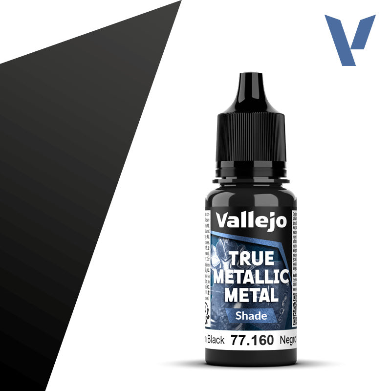 True Metallic Metal - Shade: Obsidian Black
