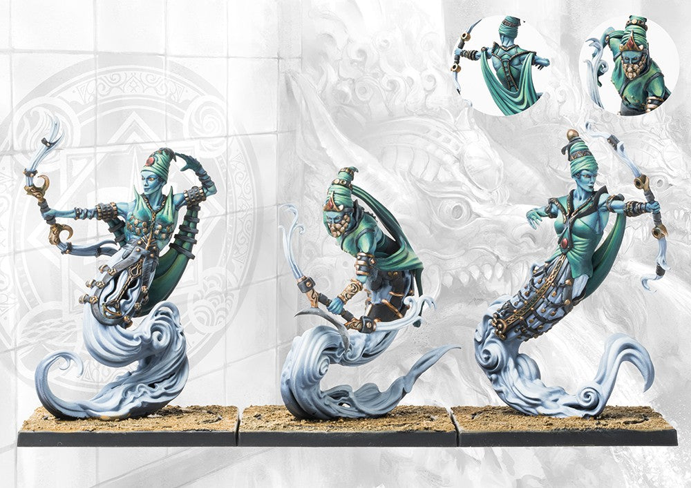 Conquest: Sorcerer Kings - Windborn Djinn with Bows