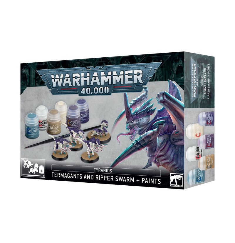 games workshop tyranid termagants  paints set