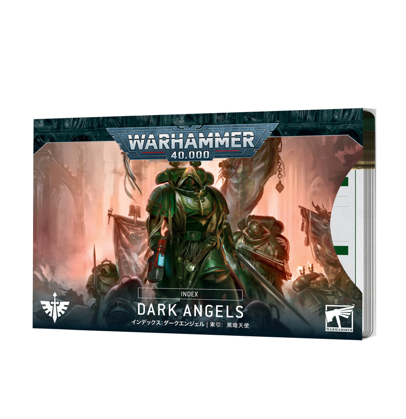 games workshop index cards dark angels