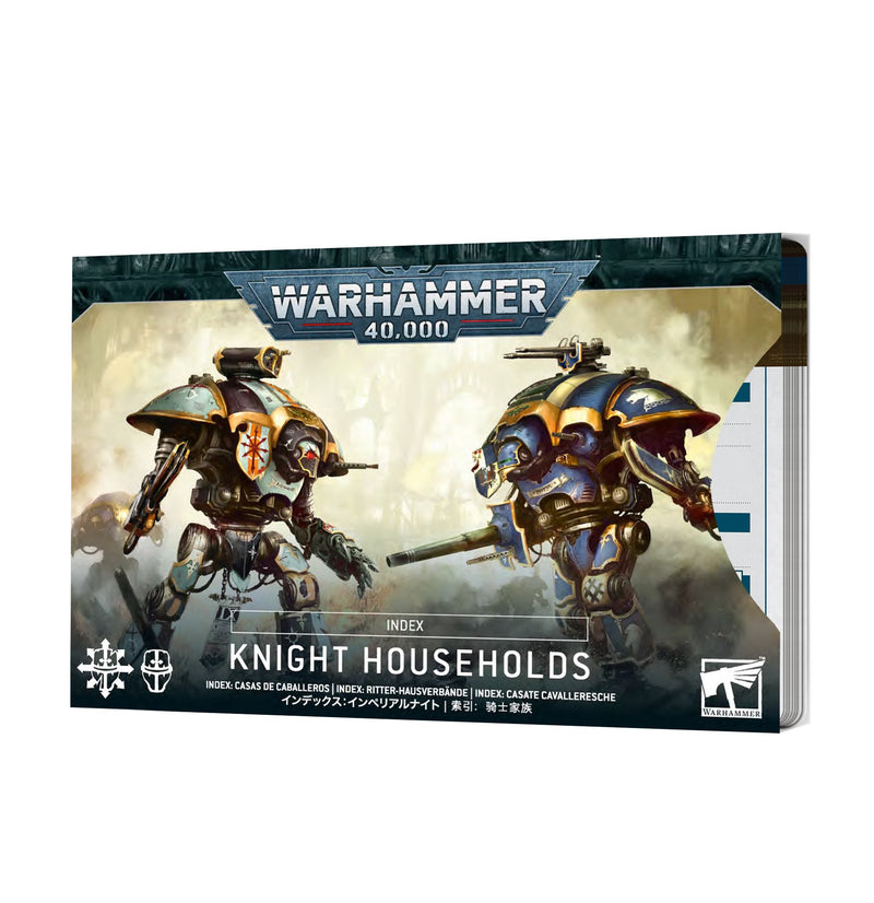 games workshop index cards knight households