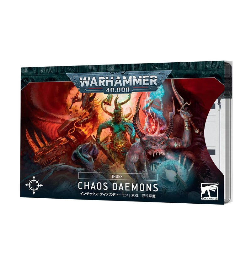 games workshop index cards chaos daemons