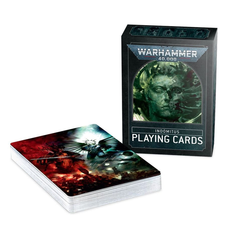 games workshop warhammer 40000 indomitus playing cards