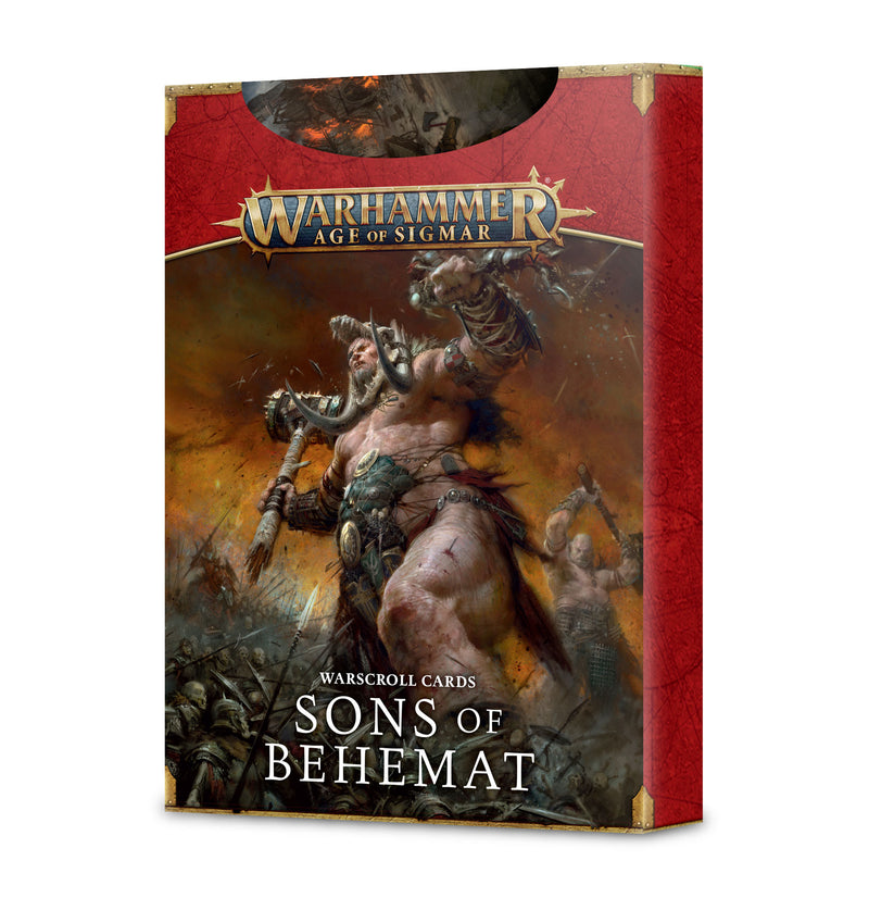 games workshop warscroll cards sons of behemat