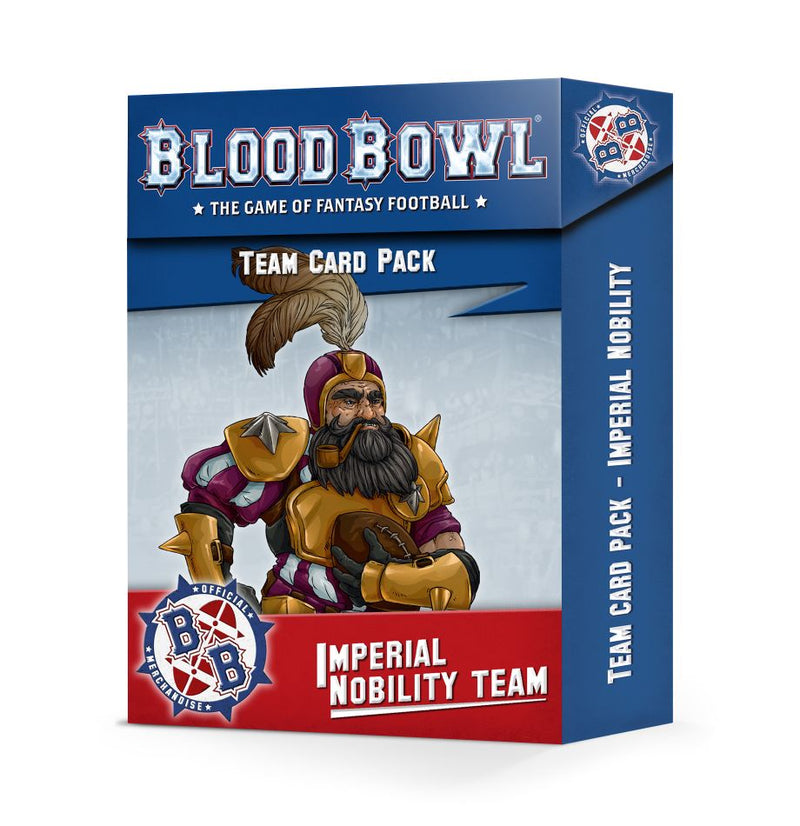 games workshop blood bowl imperial nobility card pack