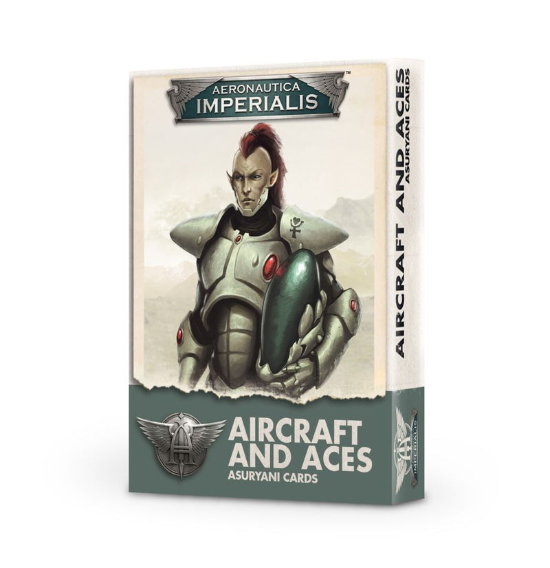 games workshop aeronautica imperialis asuryani aircraft  aces card pack
