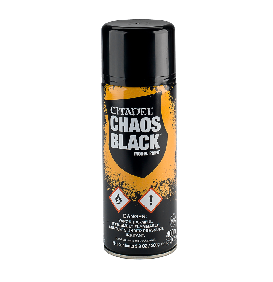 games workshop chaos black spray