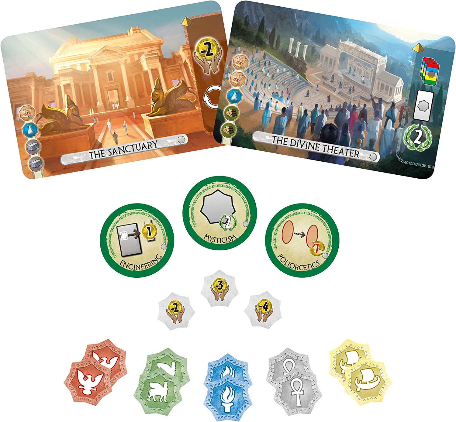 7 Wonders Duel: Pantheon Expansion