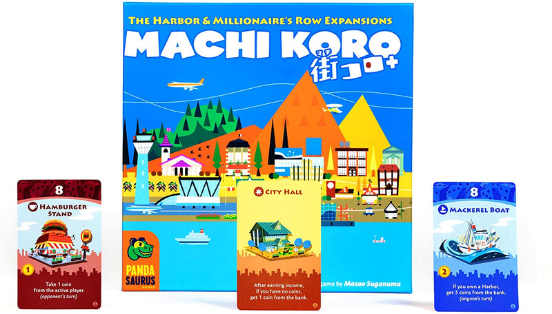 Machi Koro: 5th Anniversary Harbor & Millionaire's Row Expansions
