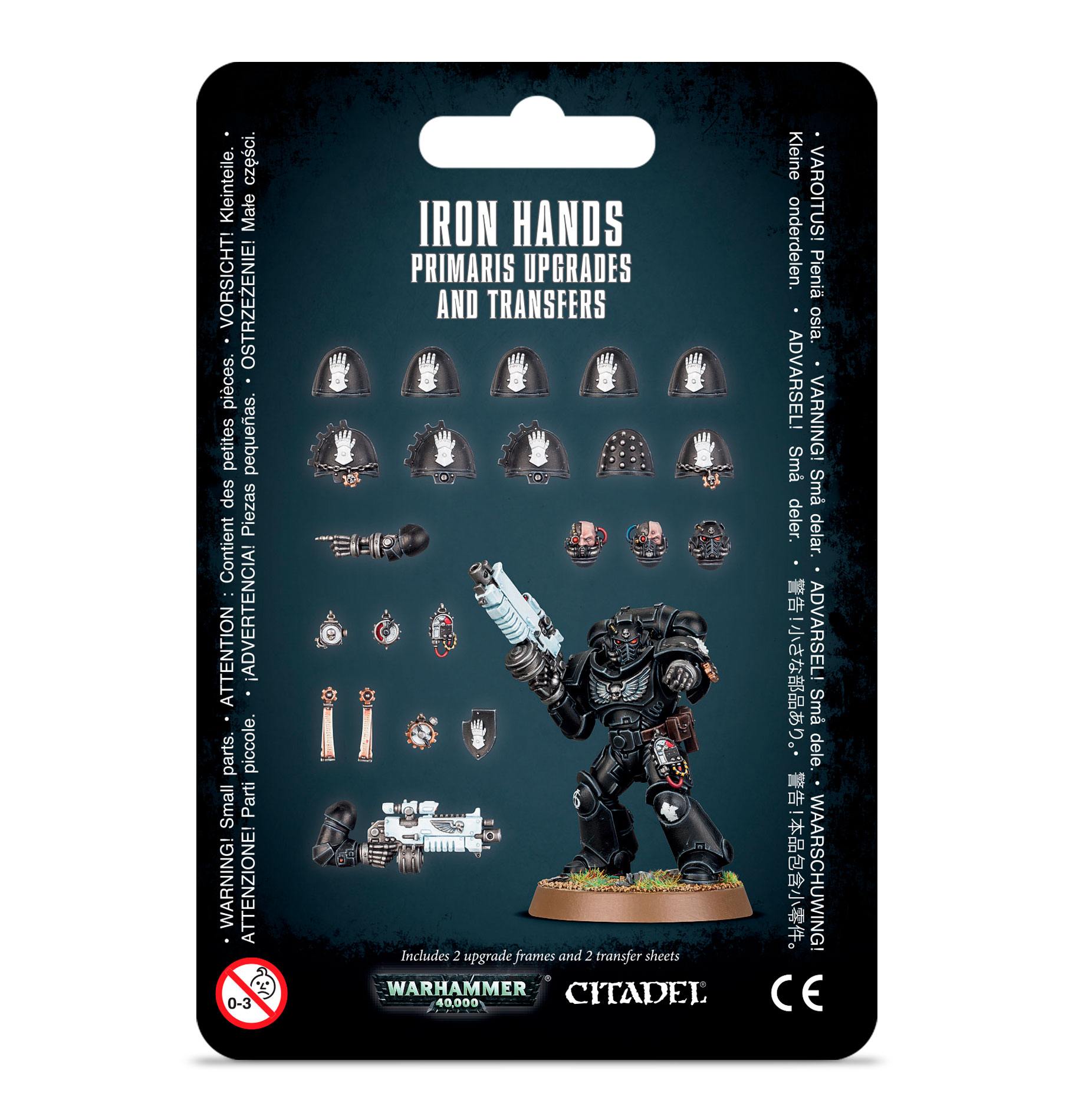 games workshop iron hands primaris upgrades  transfers