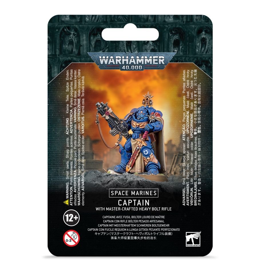 games workshop sm captain w mastercrafted bolt rifle