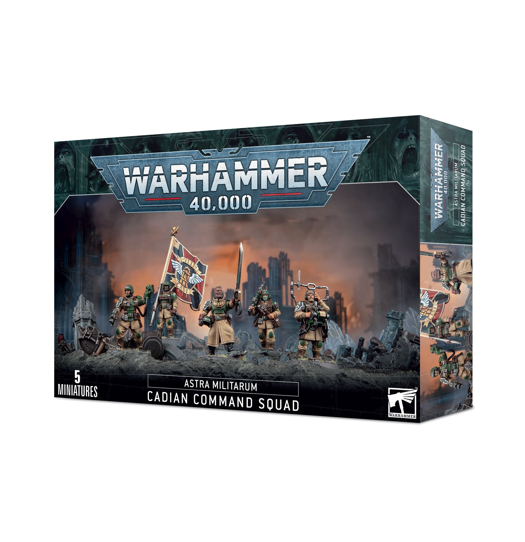 games workshop astra militarum cadian command squad