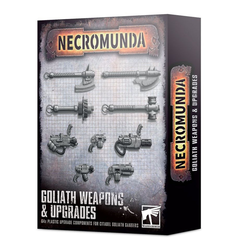 games workshop necromunda goliath weapons  upgrades