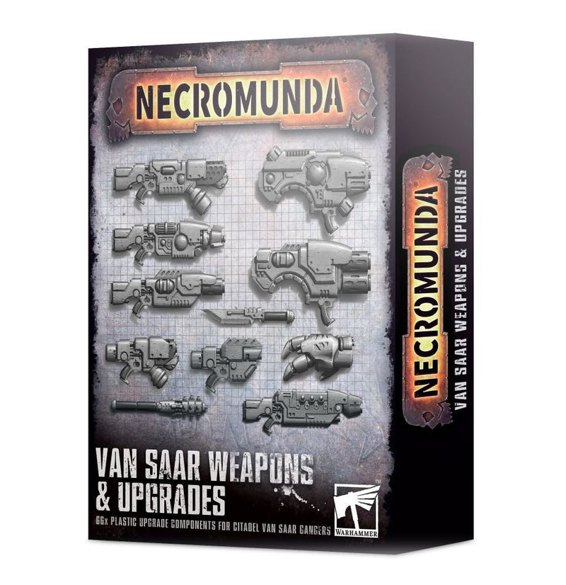 games workshop necromunda van saar weapons  upgrades