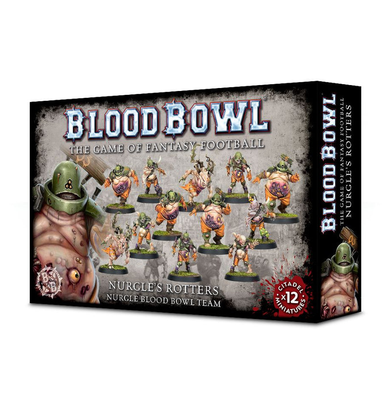 games workshop blood bowl nurgles rotters team