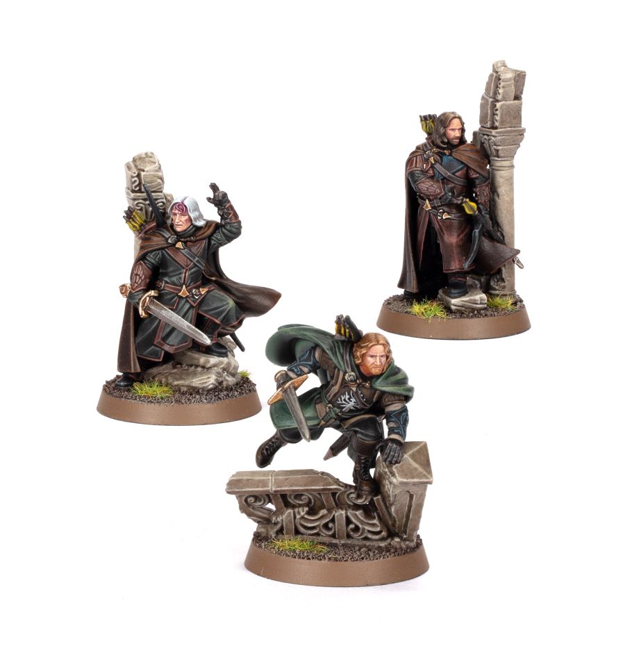 Faramir, Madril and Damrod, Rangers of Ithilien