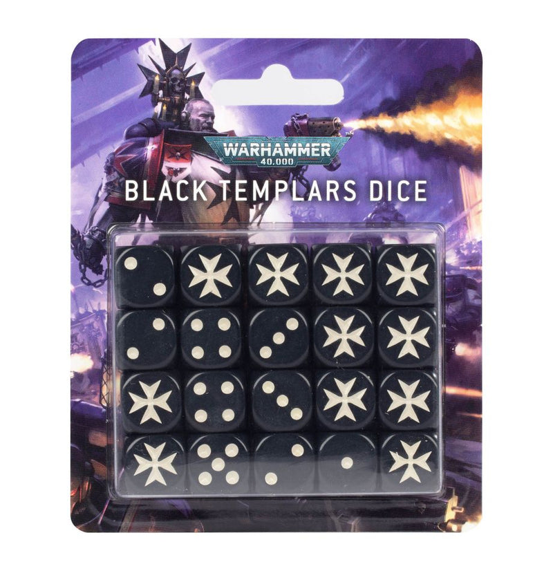 games workshop warhammer 40000 black templars dice