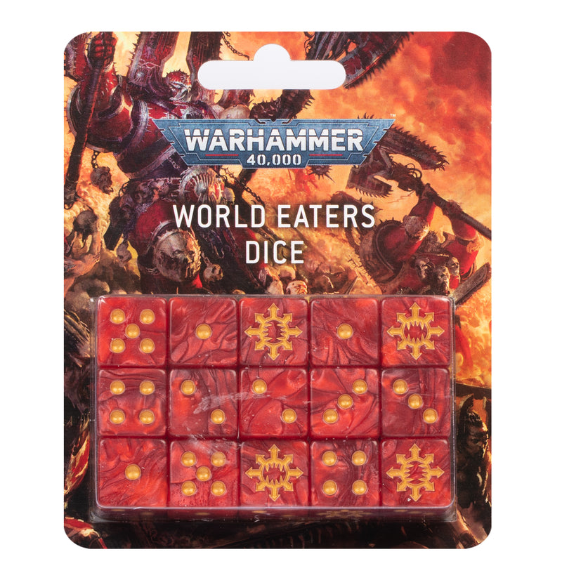 games workshop warhammer 40000 world eaters dice