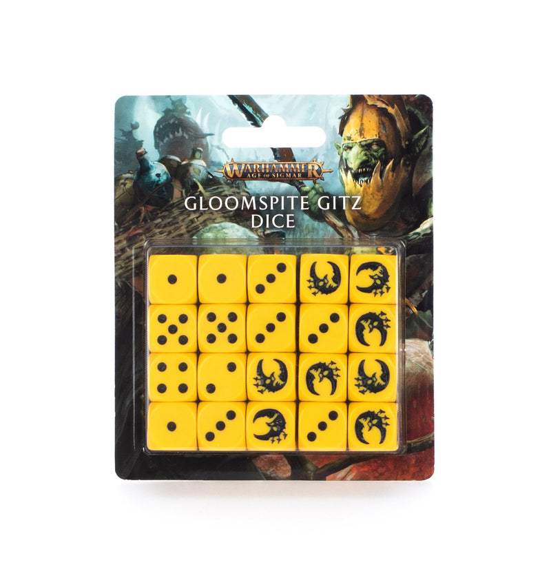 games workshop age of sigmar gloomspite gitz dice