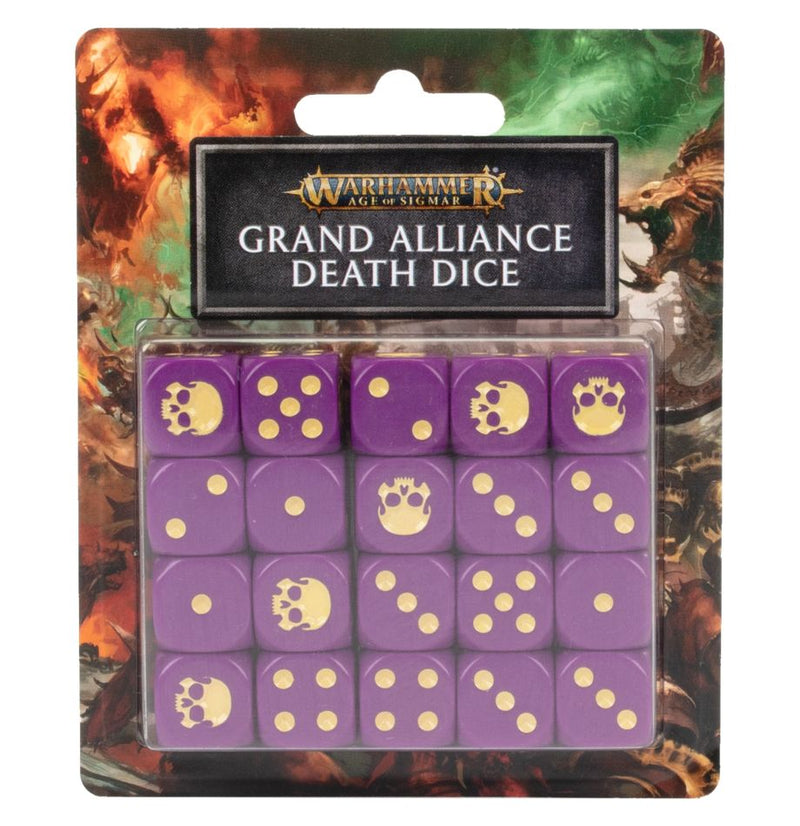 games workshop aos grand alliance death dice set