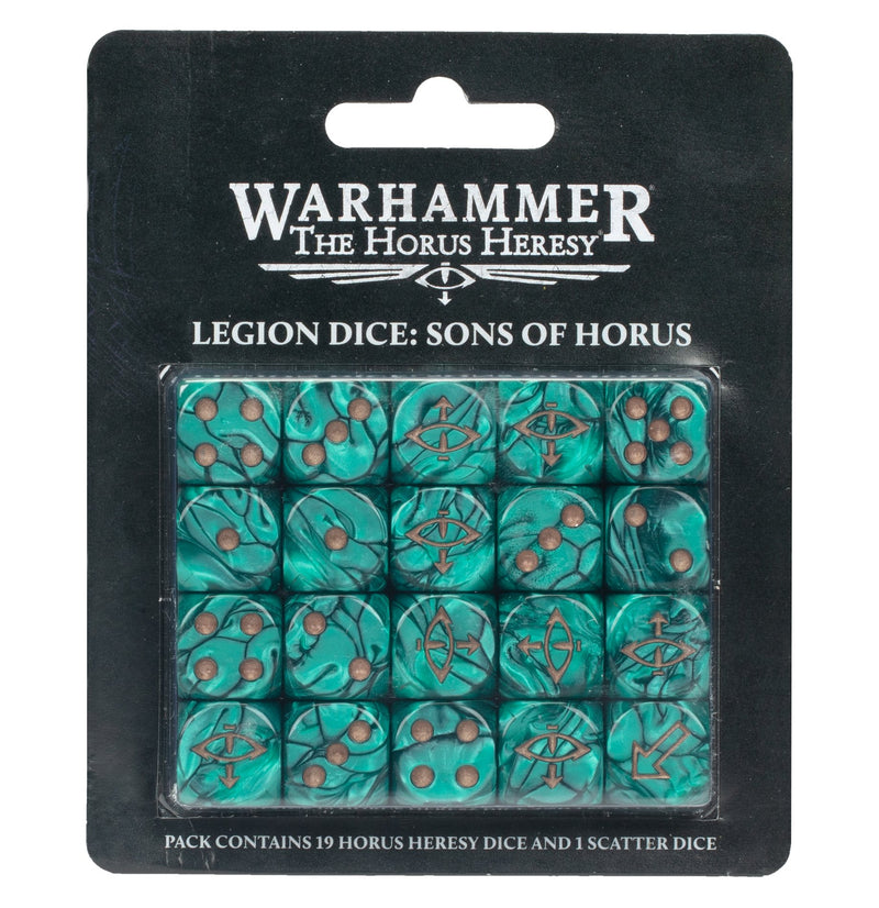 games workshop legion dice sons of horus