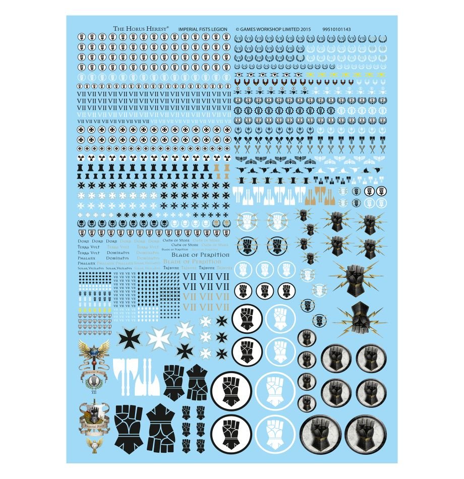 The Horus Heresy - Legion Transfer Sheet
