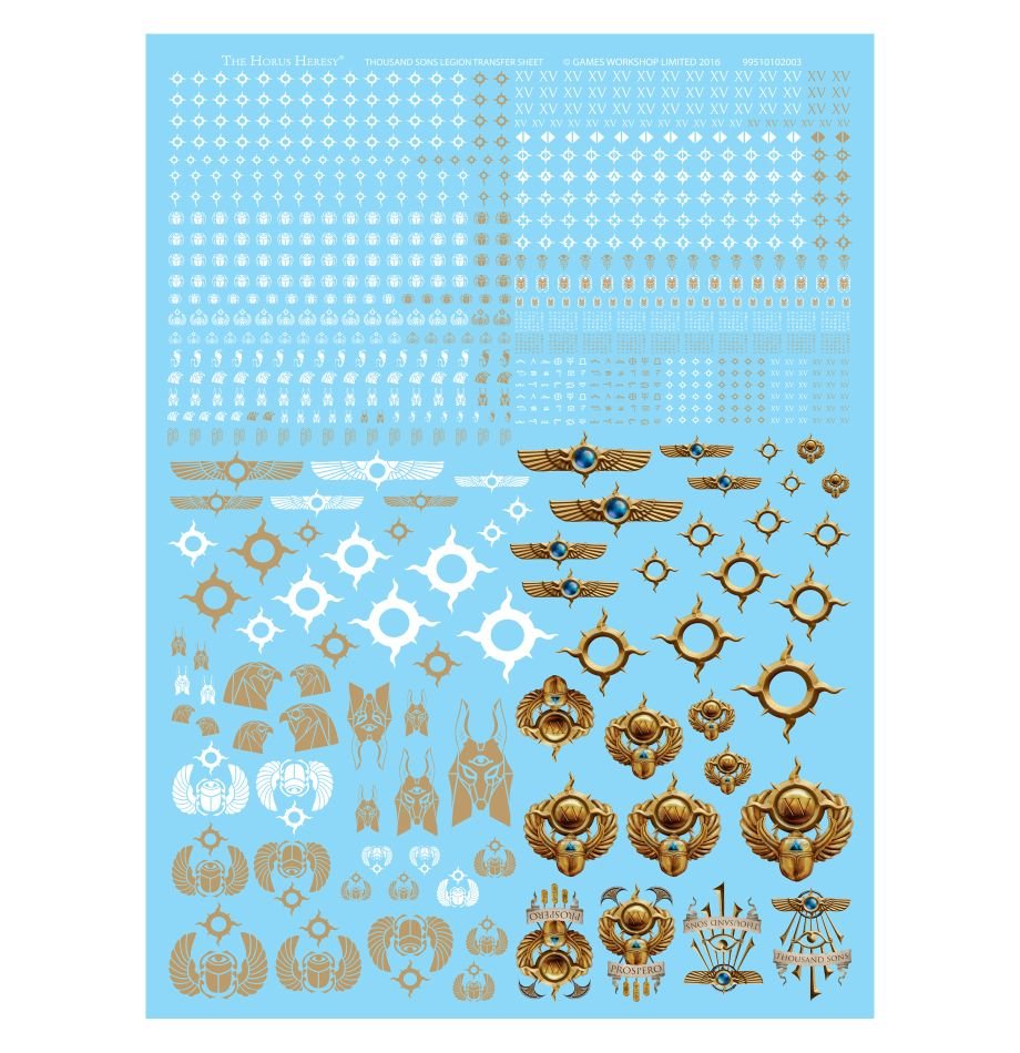 The Horus Heresy - Legion Transfer Sheet