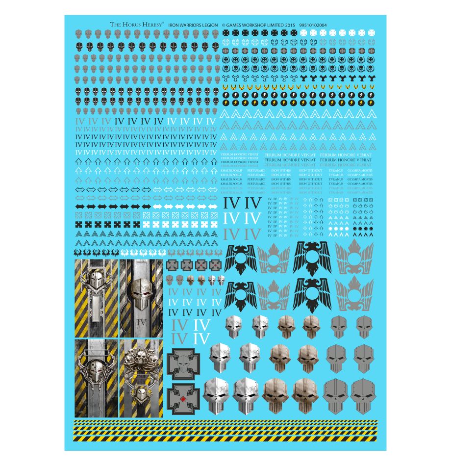 The Horus Heresy - Legion Transfer Sheet
