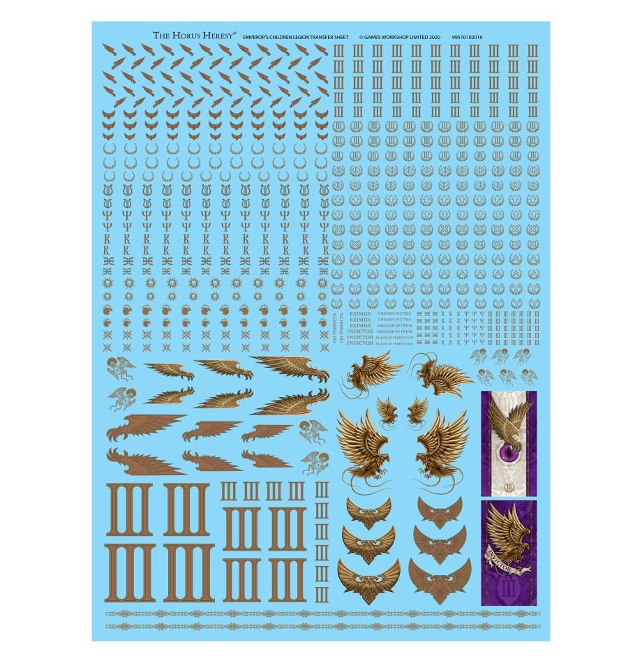 The Horus Heresy - Legion Transfer Sheet