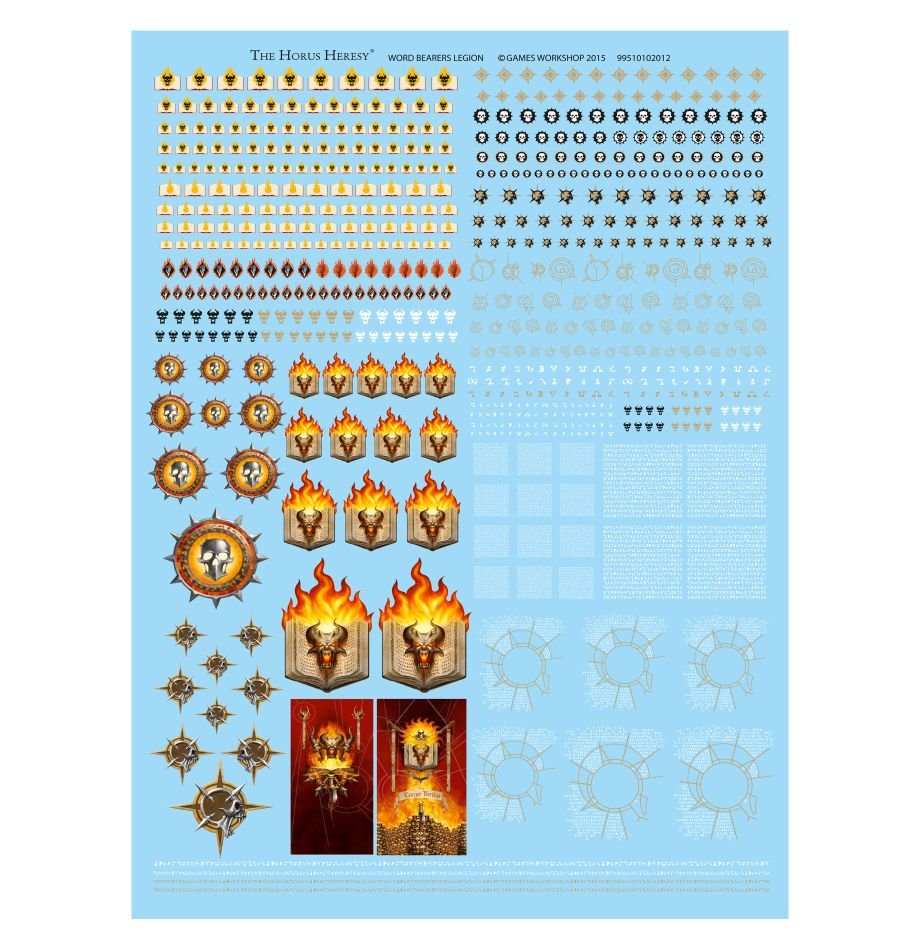 The Horus Heresy - Legion Transfer Sheet