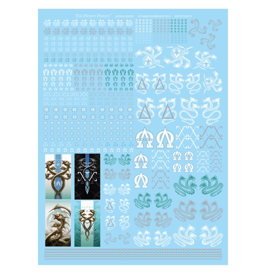 The Horus Heresy - Legion Transfer Sheet