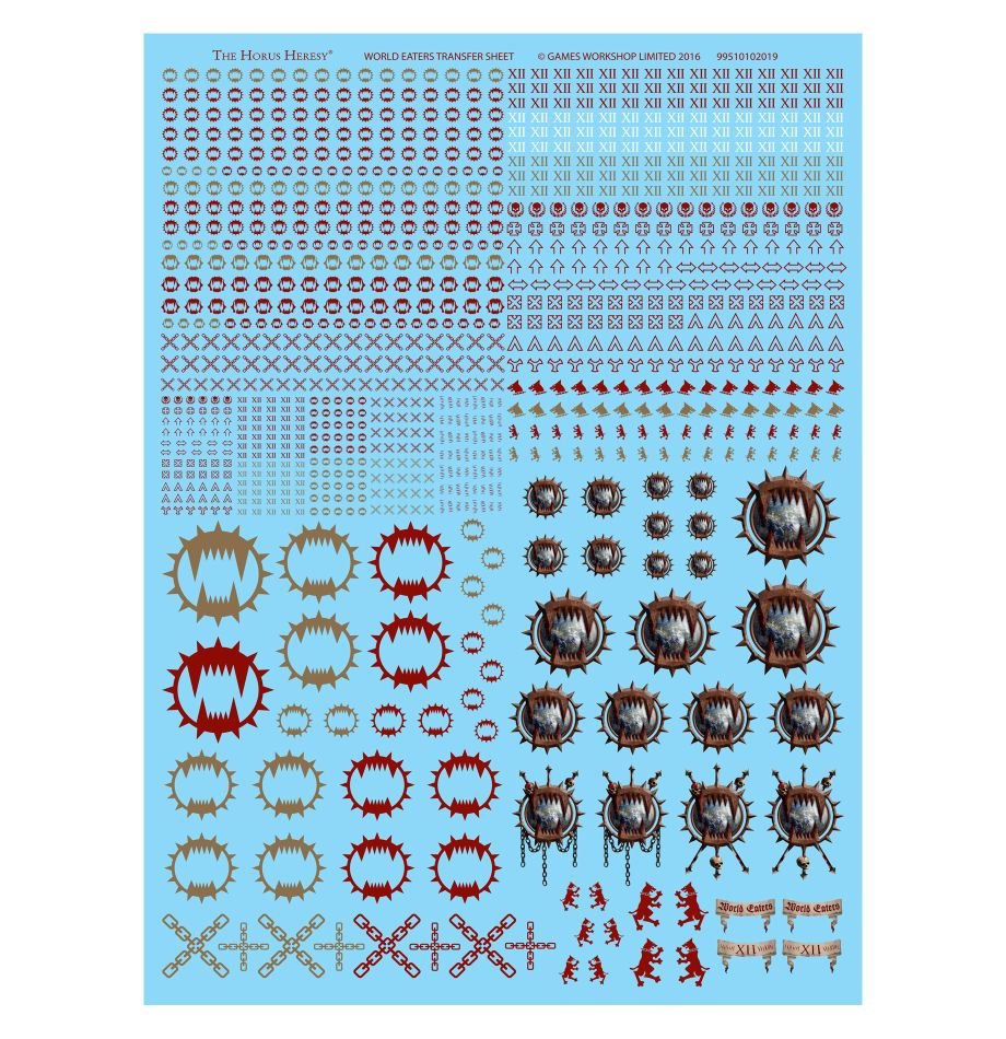 The Horus Heresy - Legion Transfer Sheet