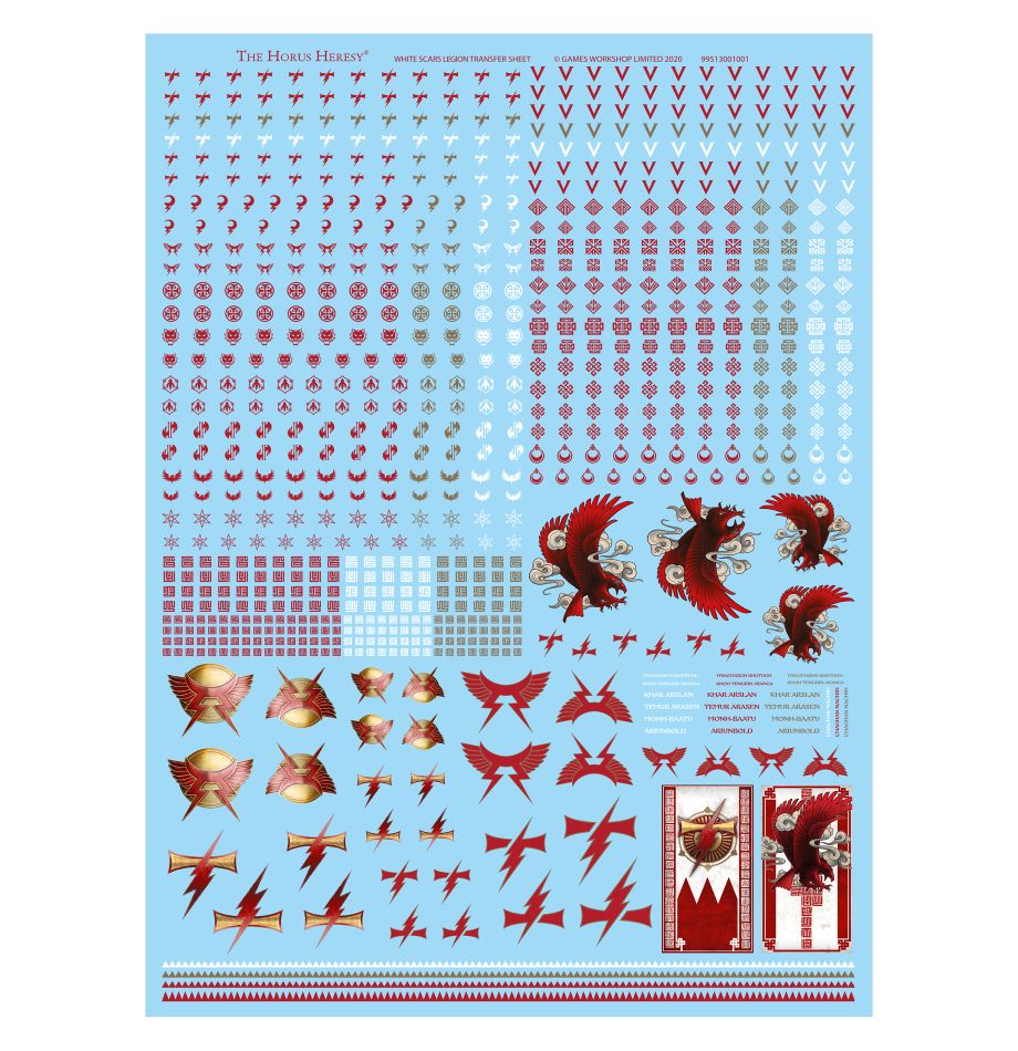 The Horus Heresy - Legion Transfer Sheet