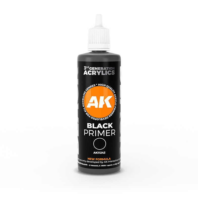 AK Interactive: Black Primer 100ml