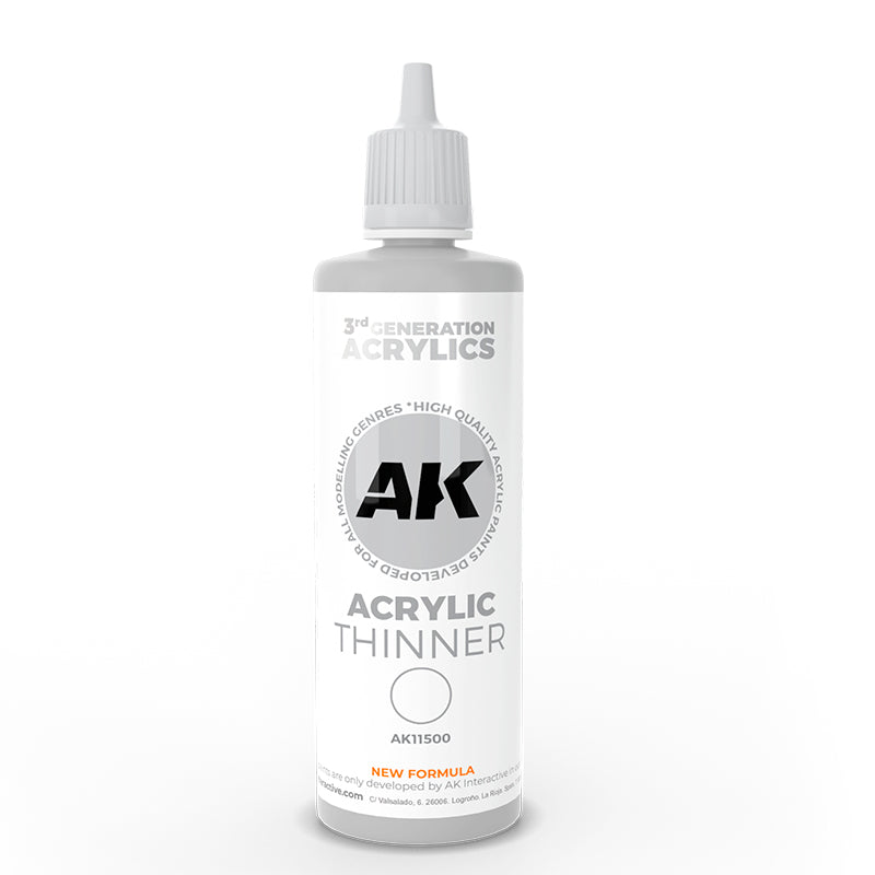 AK Interactive: Acrylic Thinner 100ml